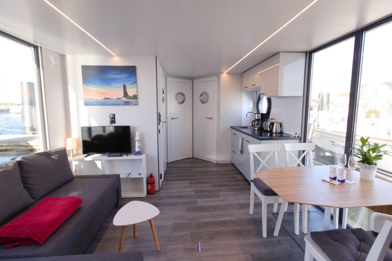 Hausboot Fjord Lacerta Mit Dachterrasse In Wendtorf 外观 照片